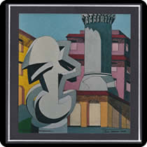 Marino, Piazza Matteotti - L'abbraccio